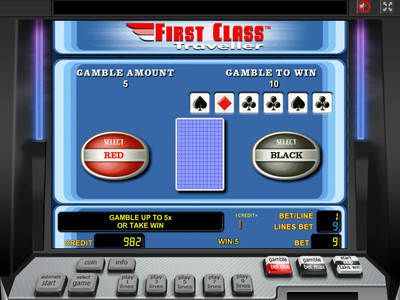 Игровой автомат First Class Traveller риск игра