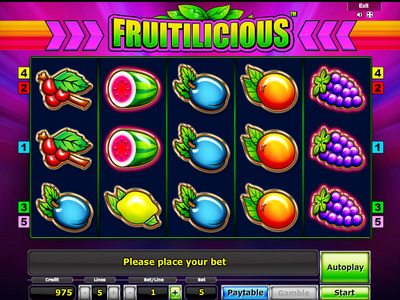 игровой автомат Fruitilicious