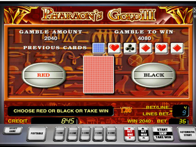 Pharaon’s Gold II риск игра