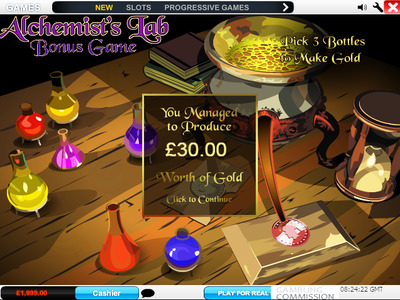 бонус игра Alchemist's Lab