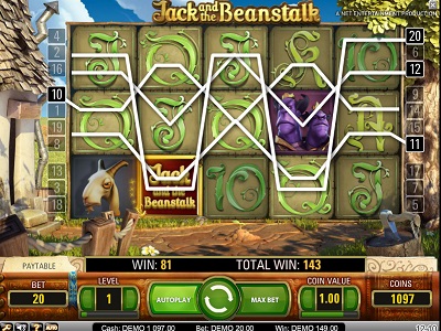 Реальный выигрыш в слоте Jack and the Beanstalk 